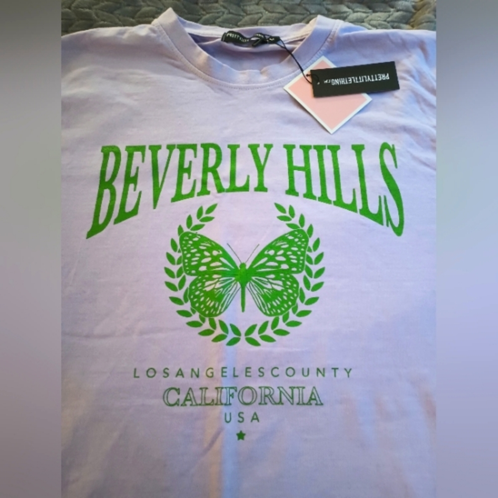 NWT Lilac PLT Beverly Hills Tee Shirt